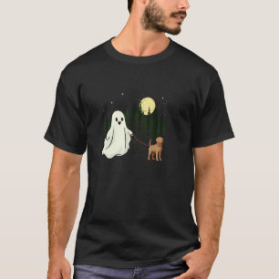 Camiseta Cachorro de Água de Chesapeake Engraçado Fantasma