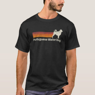 Camiseta Cachorro de Água em Portugal Vintado Retro Cão Pai