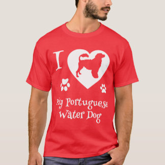 Camiseta Cachorro De Água Português Para Portie Dog, Vintag