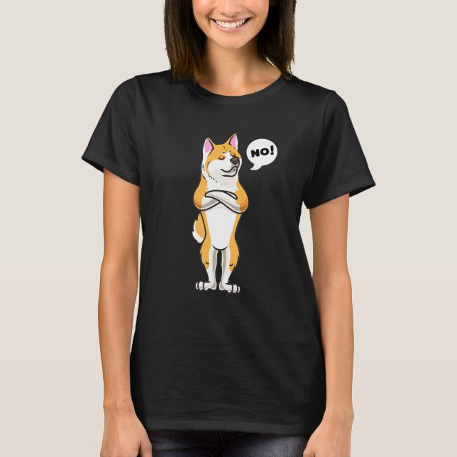 Camiseta Cachorro de Akita Inu (Frente)