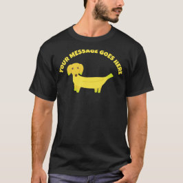 Camiseta Cachorro de Banana Cachorro Personalizado