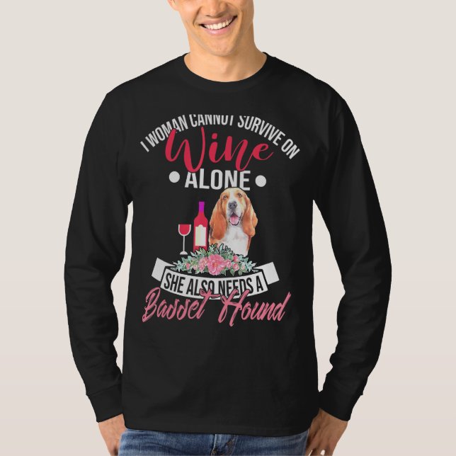 Camiseta Cachorro De Base E Vinho Para Mães De Cachorro De  (Frente)