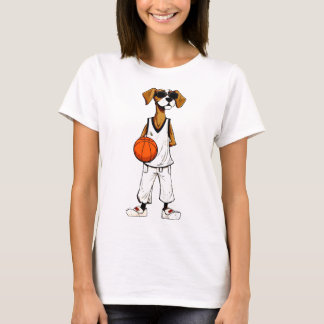 Camiseta Cachorro de Basquetebol