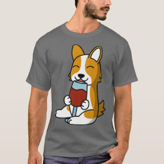 Camiseta Cachorro de Bebendo284