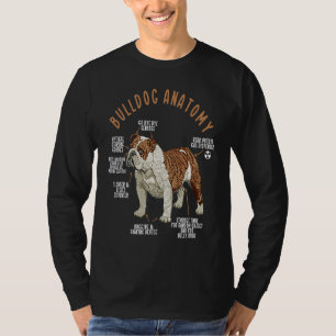 Camiseta Cachorro de Biologia Inglês Anatomia Cão