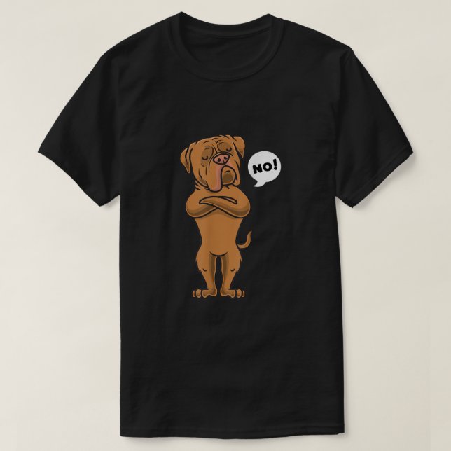 Camiseta Cachorro de Bordéus (Frente do Design)