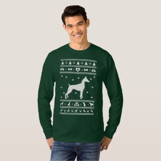 Camiseta Cachorro de Borrão de Natal Feio