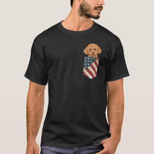 Camiseta Cachorro De Brinquedo No Bolso 4 De Julho