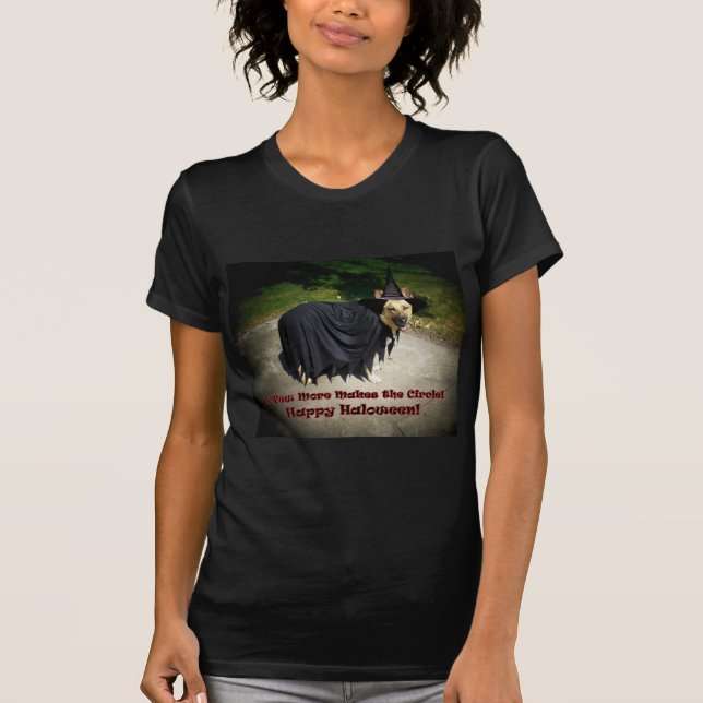 Camiseta Cachorro de Bruxa german shepherd (Frente)