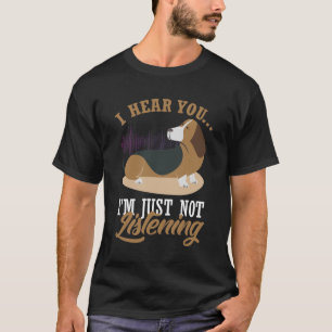 Camiseta Cachorro De Caça-Basset - Ouvidos Grandes Mas Nã