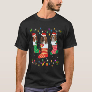 Camiseta Cachorro De Caça De Basset, Luz De Natal