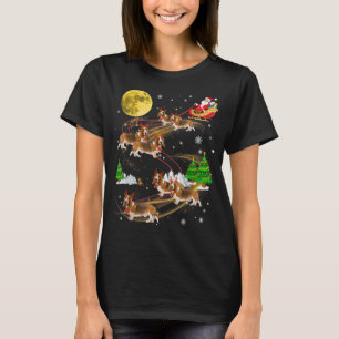 Camiseta Cachorro de Cachorro de Caça-Casca Papais noeis X