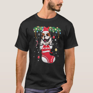 Camiseta Cachorro de Cachorro de Inglês, em Natal, em Stock