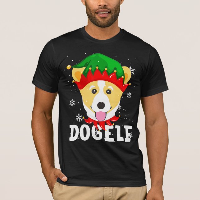 Camiseta Cachorro de Cachorro Feio de Natal (Frente)