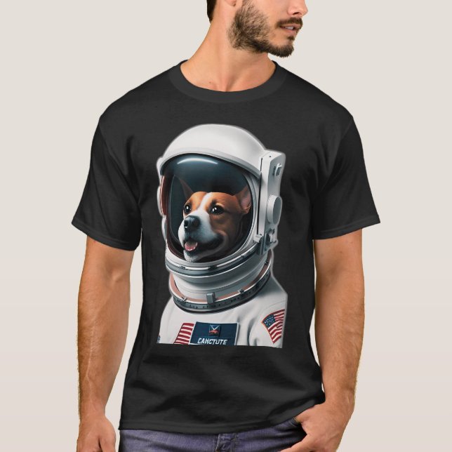 Camiseta Cachorro De Cachorro No Astronauta (Frente)