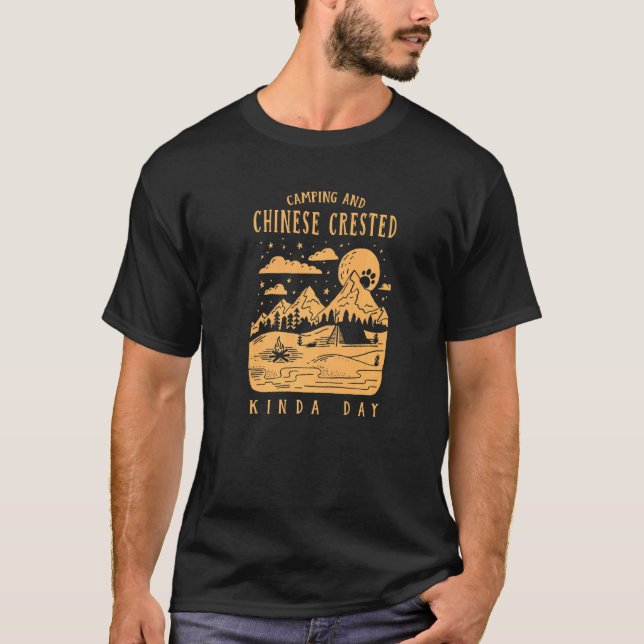 Camiseta Cachorro De Campanha E Cachorro-Pingado Chinês (Frente)