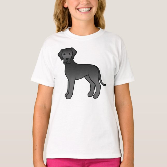 Camiseta Cachorro de Cartografia Gelado Negro (Frente)