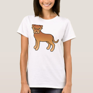Camiseta Cachorro de Cartoon Cachorro De Bordeaux