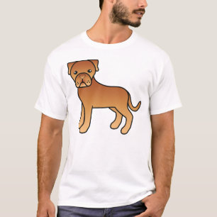 Camiseta Cachorro de Cartoon Cachorro De Bordeaux