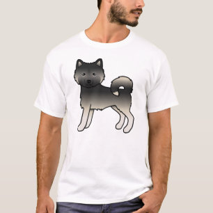 Camiseta Cachorro de Cartoon Gouti Alaskan Malamute