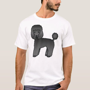 Camiseta Cachorro de Cartoon Negro