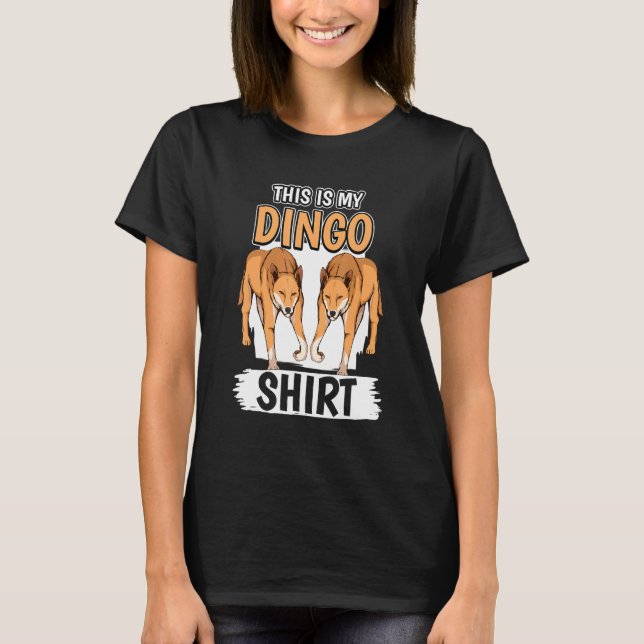 Camiseta Cachorro De Citação É Meu Dingo (Frente)