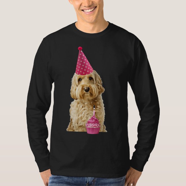 Camiseta Cachorro De Cockapoo Com Cockapoo Mamão (Frente)
