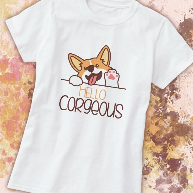 Camiseta Cachorro de Corgi (Criador carregado)