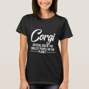 Camiseta Cachorro De Corgi De Pessoas Mais Frescas, Corgi