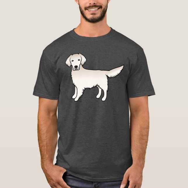 Camiseta Cachorro de desenho animado de galinha de Ouro ing (Frente)