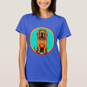 Camiseta Cachorro de Desenho Animado Fofo com Coleira