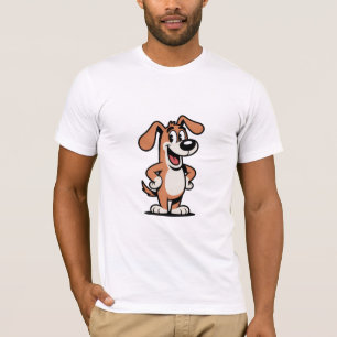 Camiseta Cachorro de desenho animado Muttley tímido rindo