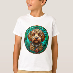 Camiseta Cachorro de Desenho Fofo