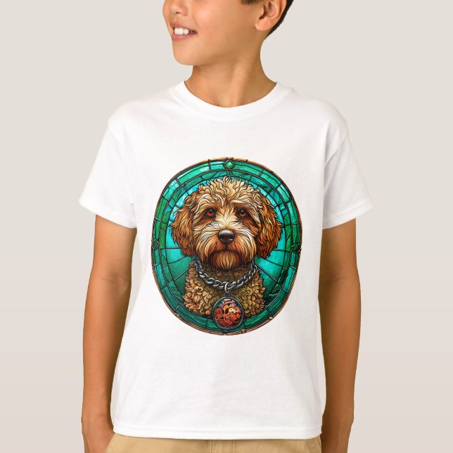 Camiseta Cachorro de Desenho Fofo (Frente)
