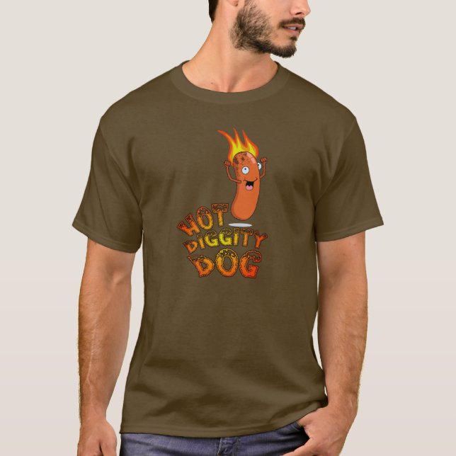 Camiseta Cachorro de Digência Quente (Frente)