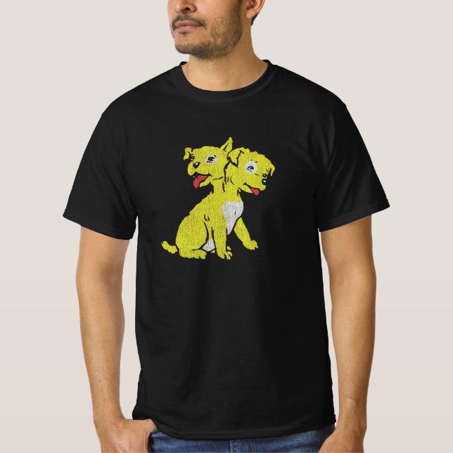 Camiseta Cachorro de Duas Cabeças (Frente)