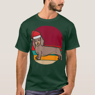 Camiseta Cachorro de Ensino de Ensino de Grafo de Natal Ves