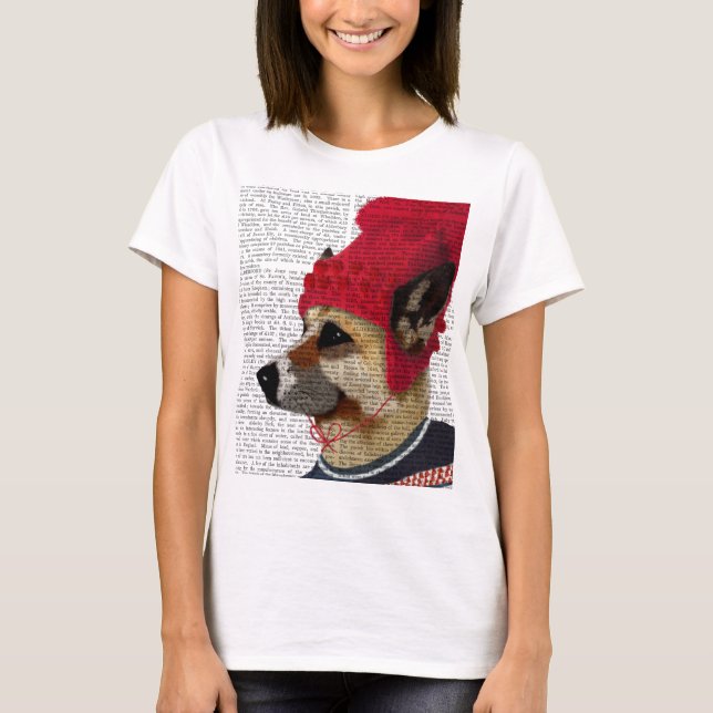 Camiseta Cachorro de esqui 2 (Frente)