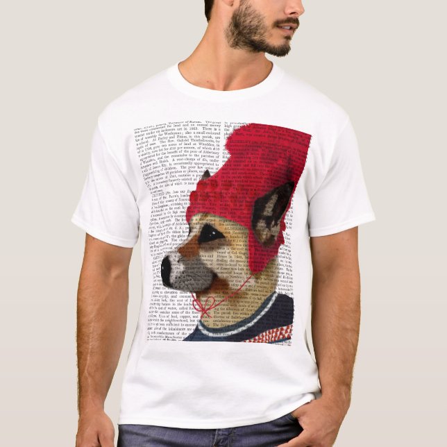 Camiseta Cachorro de esqui 2 (Frente)