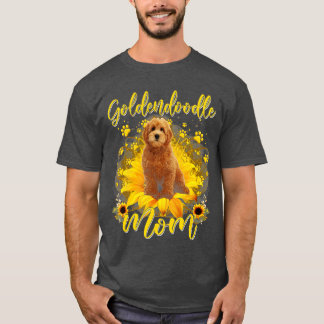 Camiseta Cachorro de girassol Mãe Cachorro de Goldenodododo