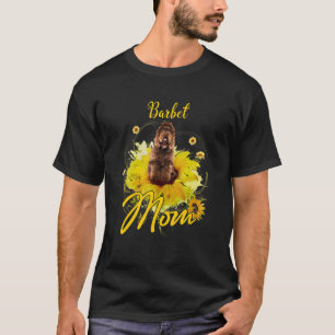 Camiseta Cachorro de Girassol Mamãe Cachorro Mãe