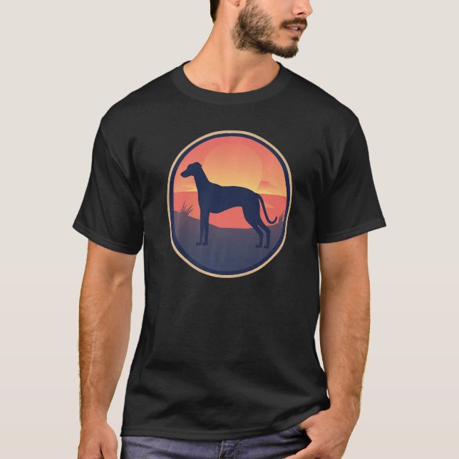 Camiseta Cachorro de Greyhound Windhound 20 (Frente)