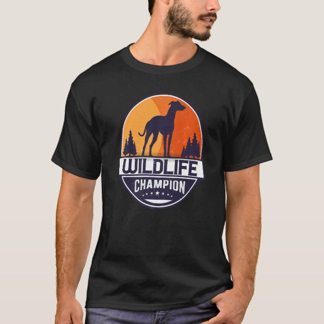Camiseta Cachorro de Greyhound Windhound Raça 11 (Frente)