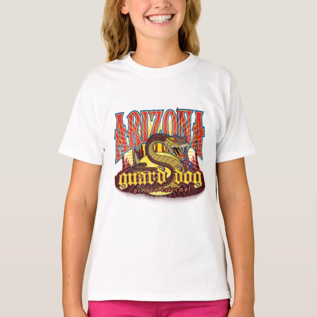 Camiseta Cachorro de Guarda Cobra do Arizona (Frente)