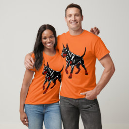 Camiseta Cachorro de Guarda Doberman Feroz