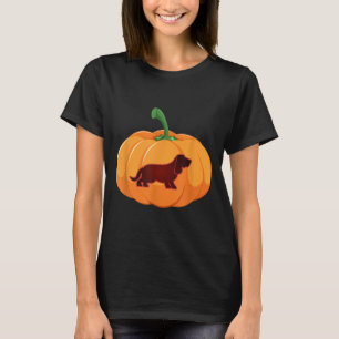 Camiseta Cachorro de Halloween Abóbora Bet Hound
