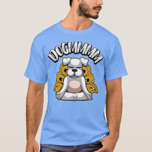 Camiseta Cachorro De Ioga Medita No Cesto