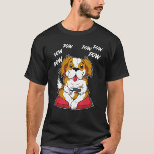 Camiseta Cachorro de Jogos Proprietários de Cachorros de Pc