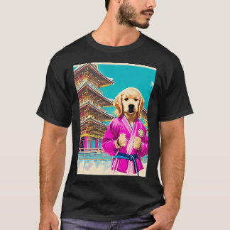 Camiseta Cachorro de Karatê - O Lutador Fofo - Maravilha do
