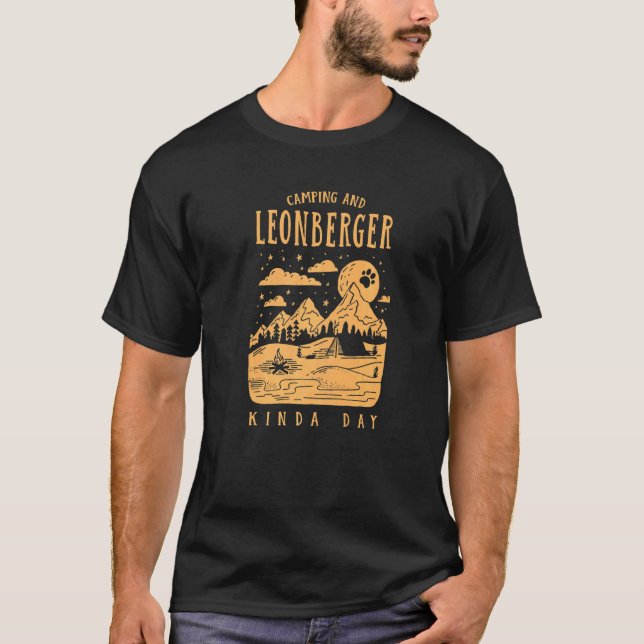 Camiseta Cachorro De Leão Do Dia De Leonberger (Frente)
